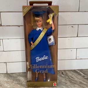 Barbie Doll Millennium Grad Blue Gown #25707 Special Edition NIB